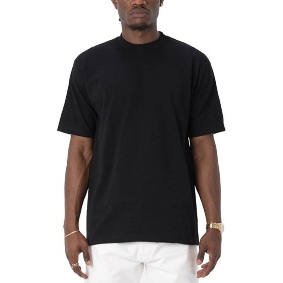 Pro Club Men's Heavyweight Cotton Short Sleeve Crew Neck T-Shirt